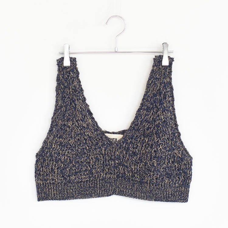 DOUBLE HONEYCOMB MESH-KNIT CROPPED VEST ダブルハニカム メッシュニット クロップドベスト