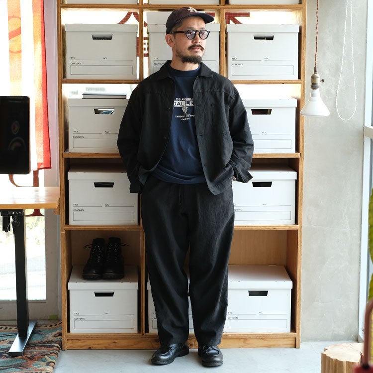 LINEN OVER EASY PANTS　リネンオーバーイージーパンツ