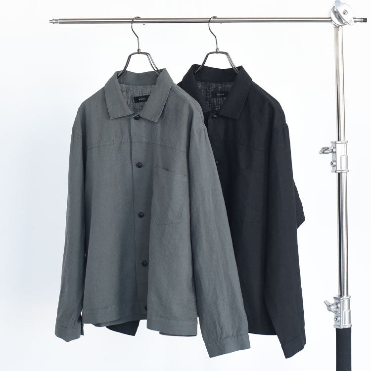 LINEN SHORT JACKET リネンシャツジャケット