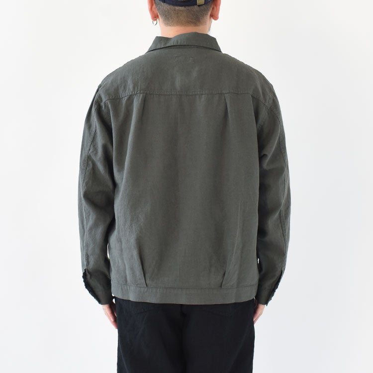 LINEN SHORT JACKET リネンシャツジャケット