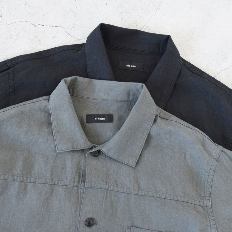 LINEN SHORT JACKET リネンシャツジャケット