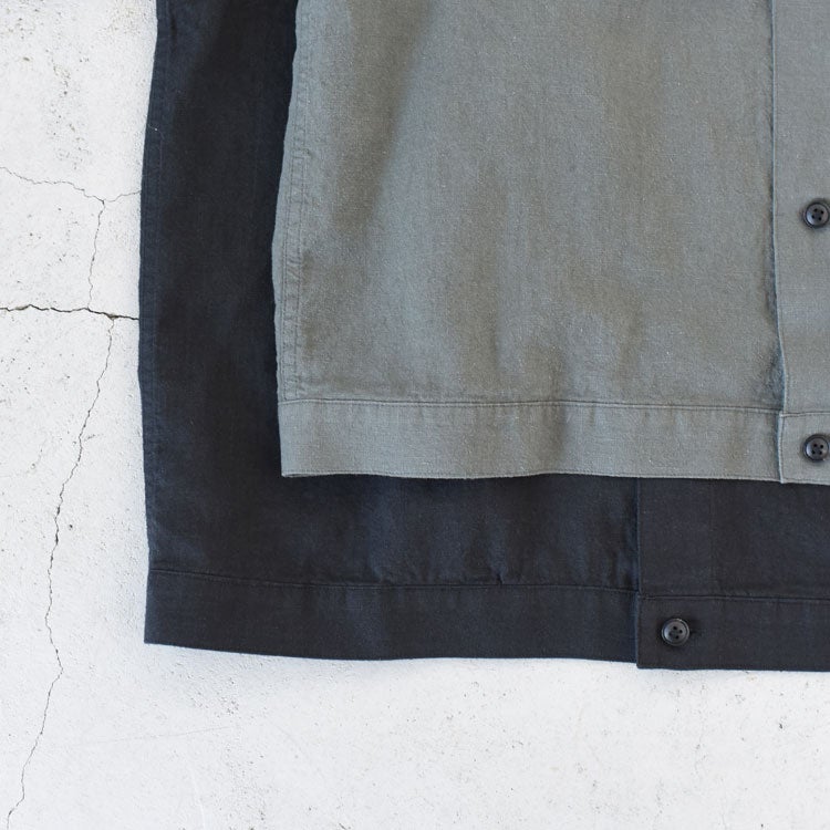 LINEN SHORT JACKET リネンシャツジャケット