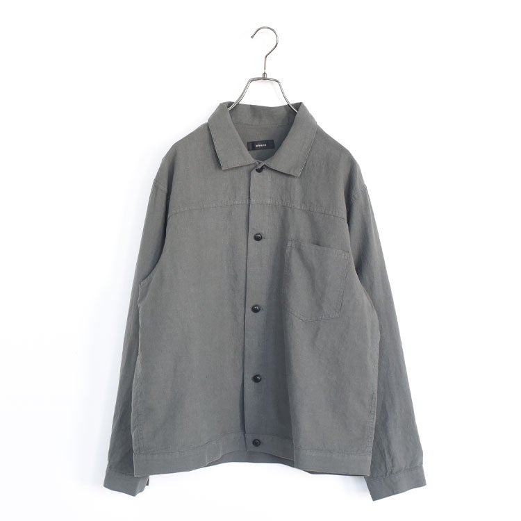 LINEN SHORT JACKET リネンシャツジャケット
