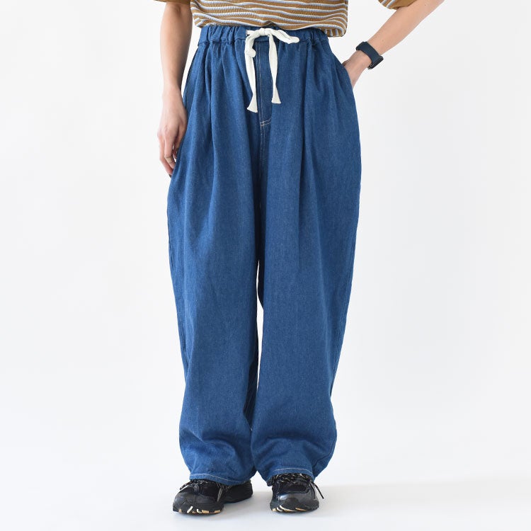wide tapered denim ワイドテーパードデニムパンツ