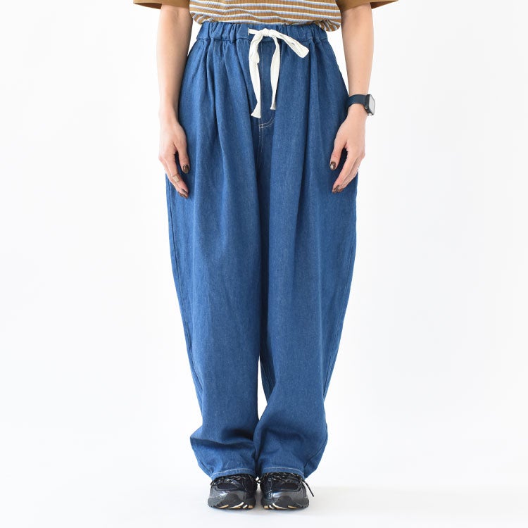 wide tapered denim ワイドテーパードデニムパンツ/1-760136/MidiUmi