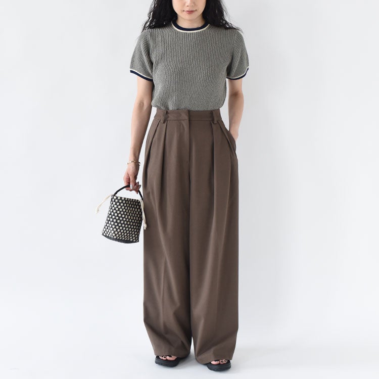 Doubletuck Wide Pants　ダブルタックワイドパンツ