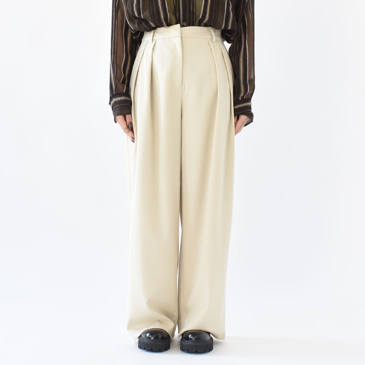 Doubletuck Wide Pants ダブルタックワイドパンツ/62610703/anuke