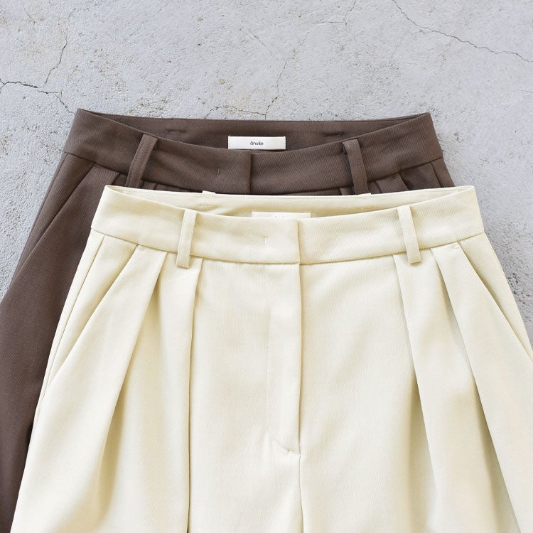 Doubletuck Wide Pants　ダブルタックワイドパンツ