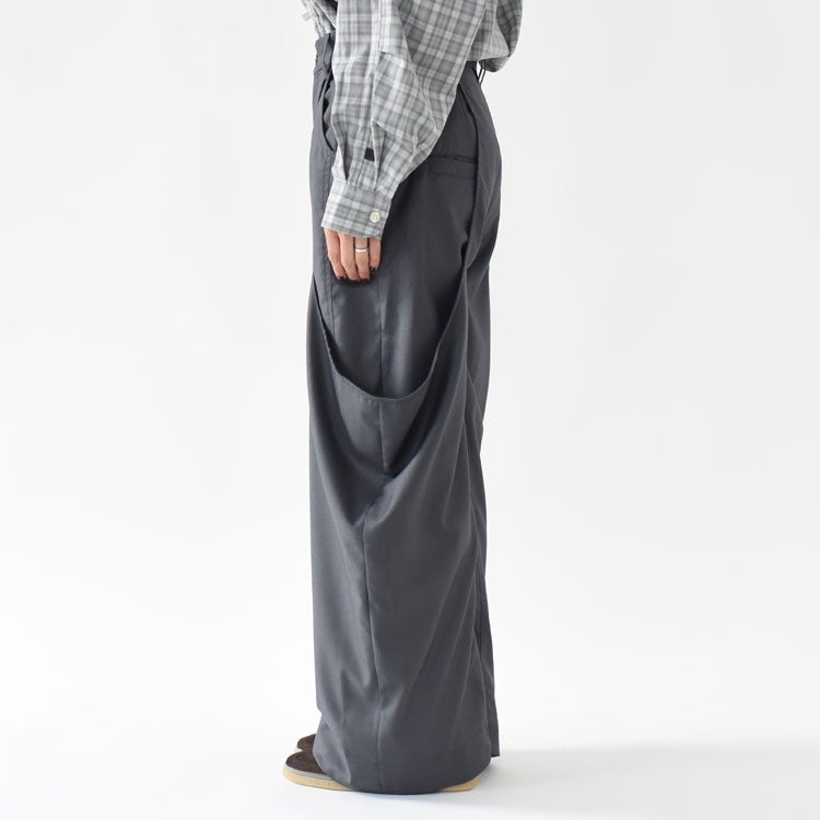 high-boot detail pants ハイブーツ ディテールパンツ/KM26SPG04/Knuth