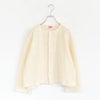 Lattice lace shirt cardigan シャツカーディガン