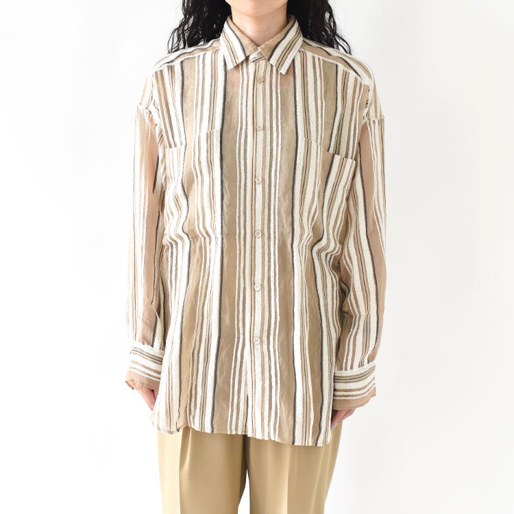Sheer Stripe Shirts　シアーストライプシャツ