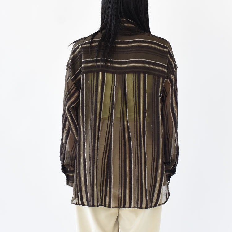Sheer Stripe Shirts　シアーストライプシャツ