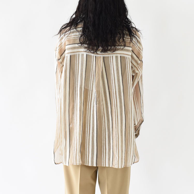 Sheer Stripe Shirts　シアーストライプシャツ