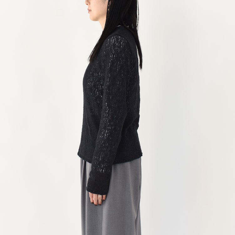 lace crew neck T shirt レース クルーネックTシャツ