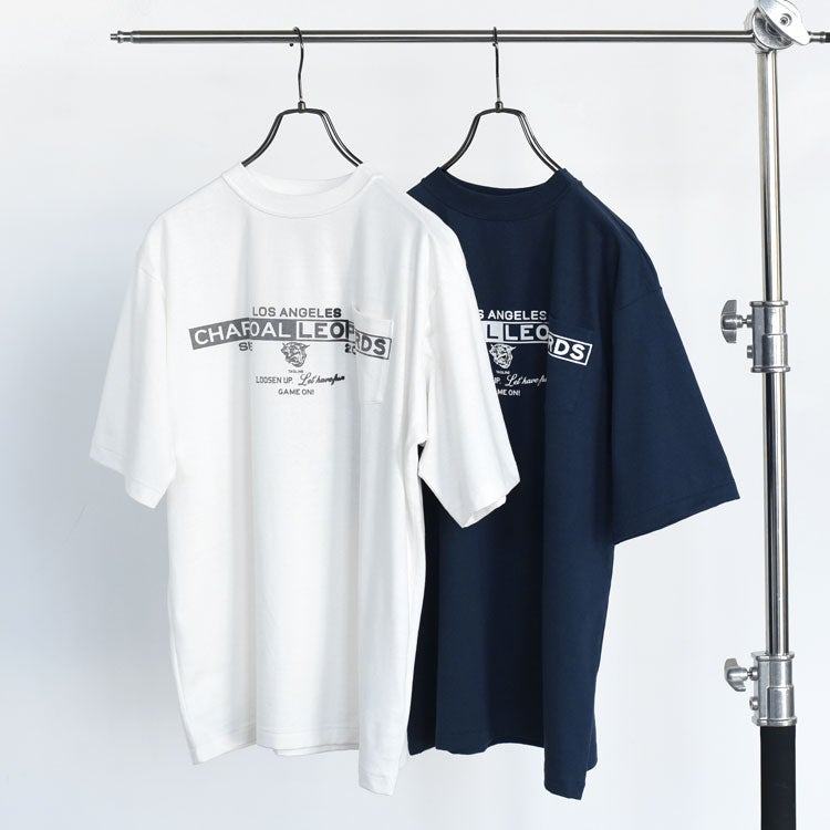 Leopards Print T レオパーズプリントT/26-02-1-031/Charcoal TOKYO