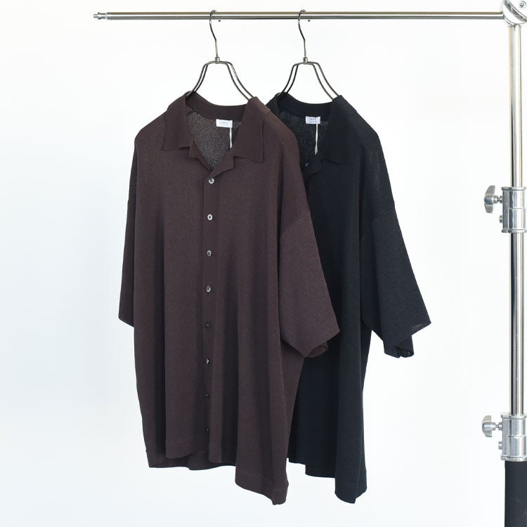 Washi Open Collar S/S Shirt 和紙オープンカラーショートスリーブ