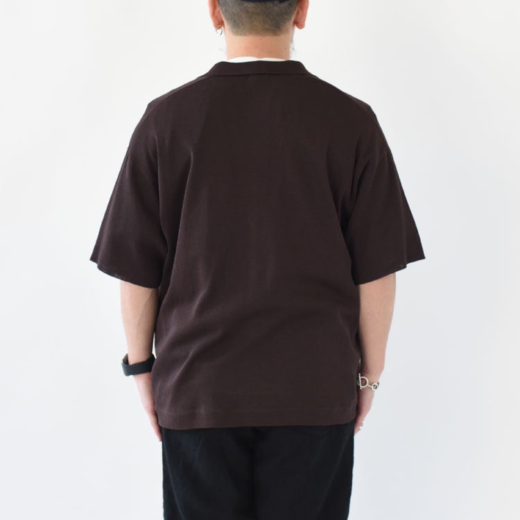 Washi Open Collar S/S Shirt 和紙オープンカラーショートスリーブシャツ