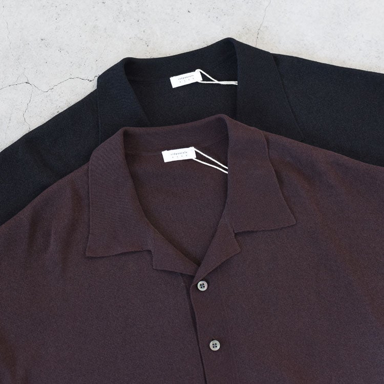 Washi Open Collar S/S Shirt 和紙オープンカラーショートスリーブシャツ