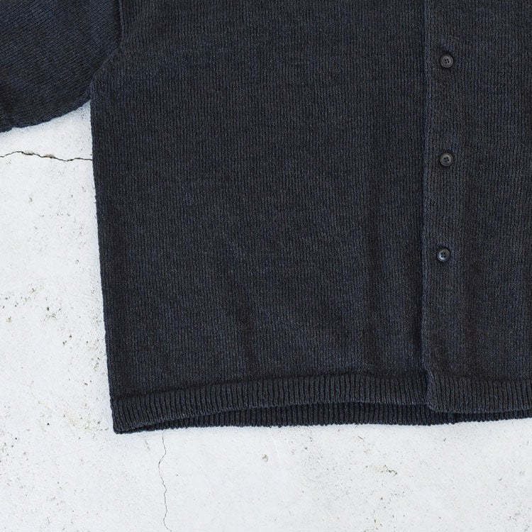 WASHI OPEN COLLAR SHIRTS KNIT　和紙オープンカラーシャツニット