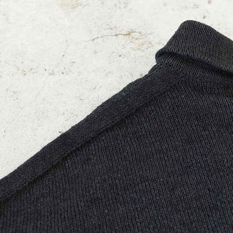 WASHI OPEN COLLAR SHIRTS KNIT　和紙オープンカラーシャツニット