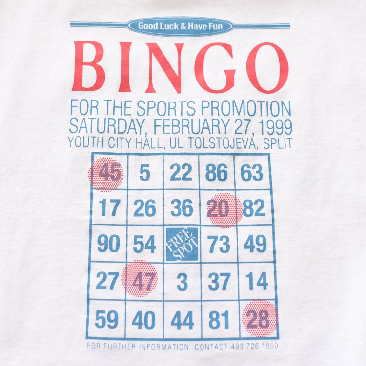 BINGO TEE ビンゴTシャツ/26SMSCU13/THE SHINZONE（シンゾーン） | BINGOYA