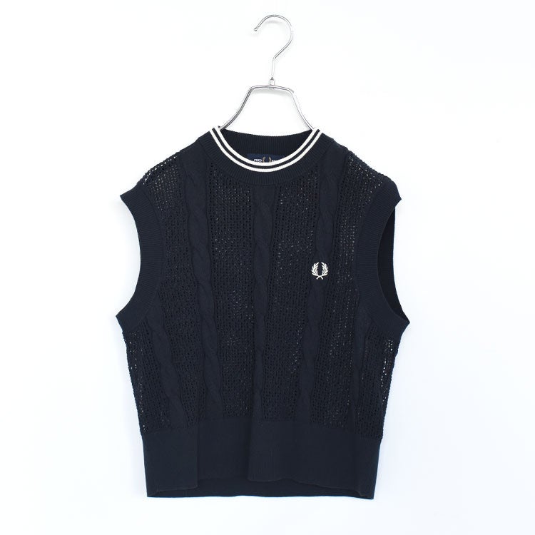 Mesh Cable Knit Tank　メッシュケーブルニットタンク
