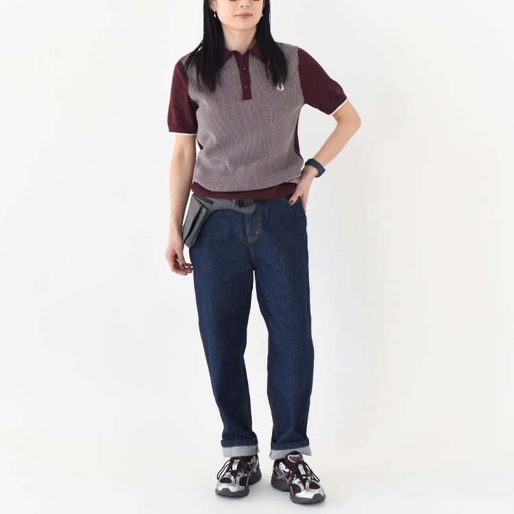 Tonic Waffle Knitted Shirt　トニックワッフルニットポロシャツ