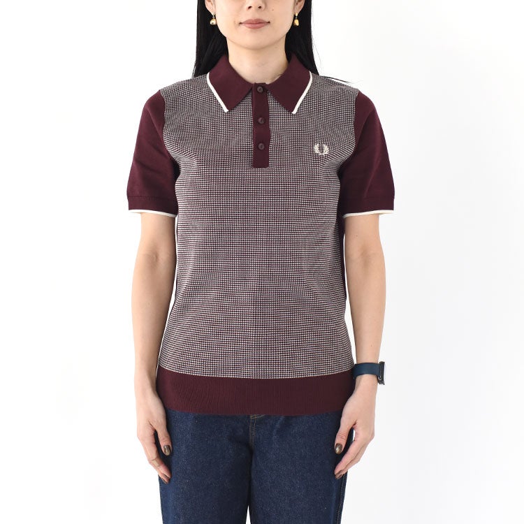 Tonic Waffle Knitted Shirt　トニックワッフルニットポロシャツ