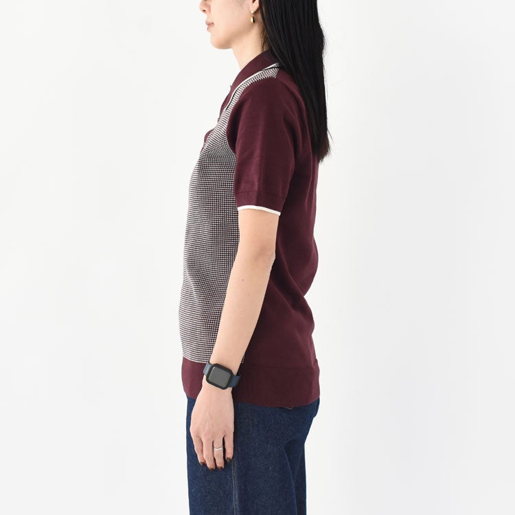 Tonic Waffle Knitted Shirt トニックワッフルニットポロシャツ/K2307