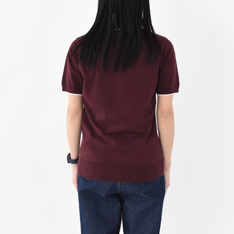 Tonic Waffle Knitted Shirt　トニックワッフルニットポロシャツ