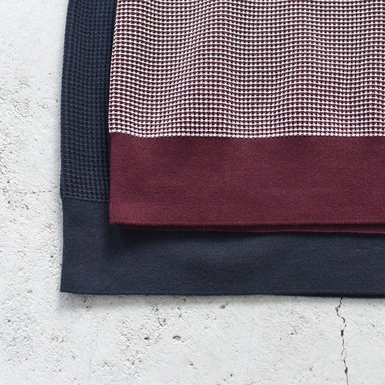 Tonic Waffle Knitted Shirt　トニックワッフルニットポロシャツ