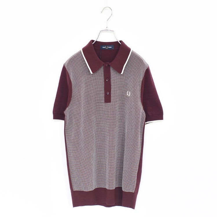 Tonic Waffle Knitted Shirt　トニックワッフルニットポロシャツ