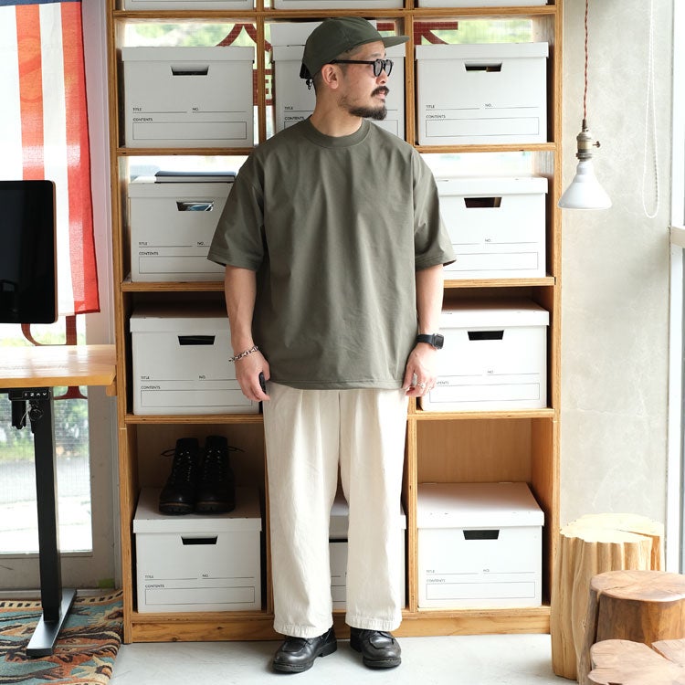 TECH DRAWSTRING S/S TEE テックドローストリングショートスリーブT