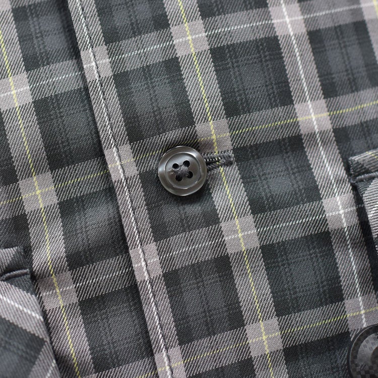 TECH SPORTS OPEN COLLAR SHIRT L/S GREN PLAID テックスポーツオープンカラーシャツロングスリーブグレンプレイド