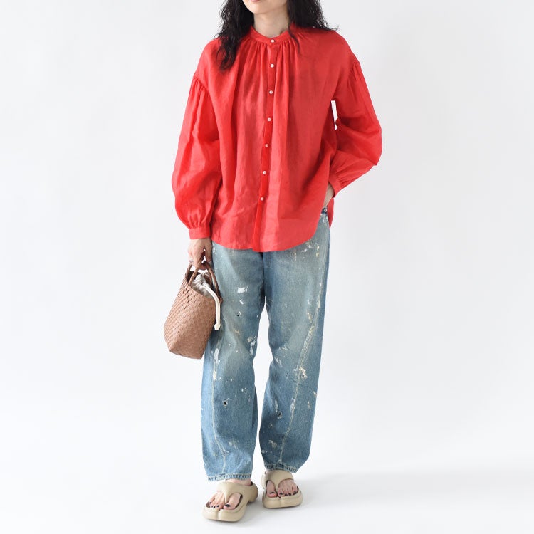 FRENCH LINEN AMICAL SHT　フレンチ リネン アミカル シャツ