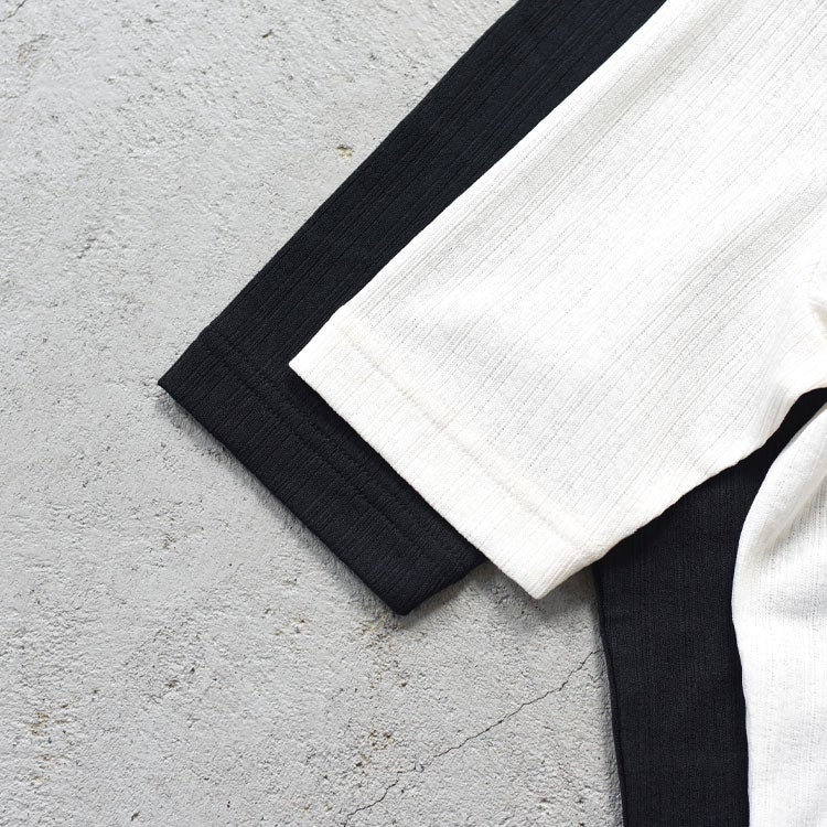 Sheer Rib Polo Shirt　シアーリブポロシャツ