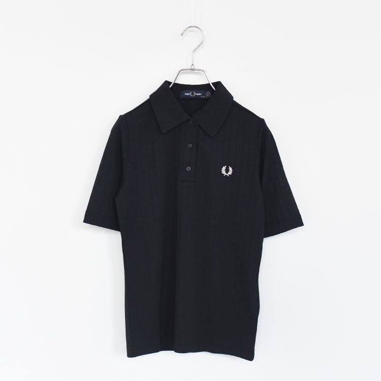 Sheer Rib Polo Shirt　シアーリブポロシャツ