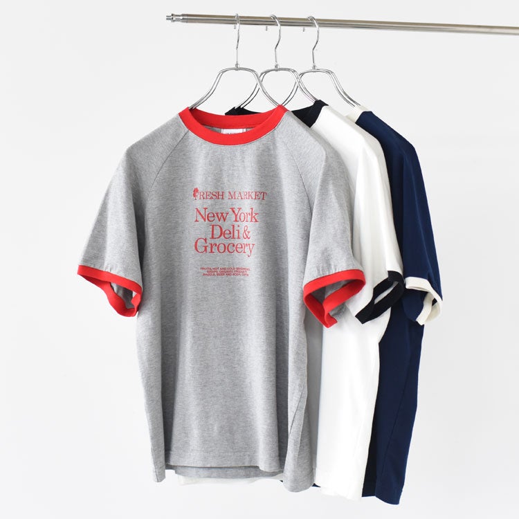 FRESH MARKET RINGER TEE　フレッシュマーケットリンガーT