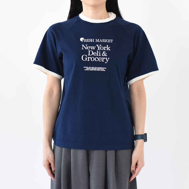 FRESH MARKET RINGER TEE　フレッシュマーケットリンガーT