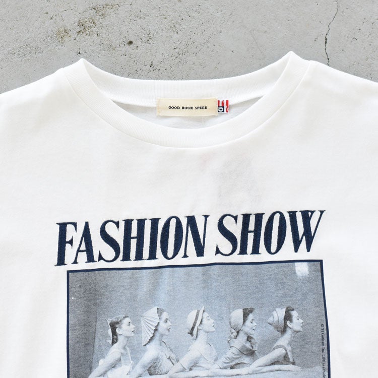 FASHION SHOW EMBROIDERY & PHOTO T-SHIRT ファッションショー エンブロイダリー&フォトTシャツ