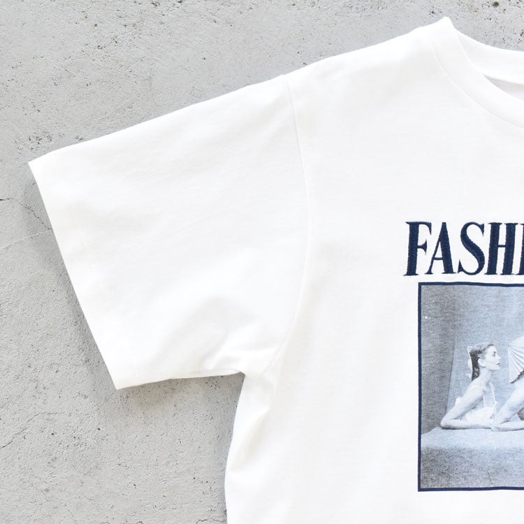 FASHION SHOW EMBROIDERY & PHOTO T-SHIRT ファッションショー エンブロイダリー&フォトTシャツ