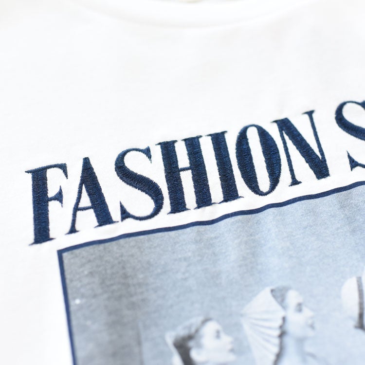 FASHION SHOW EMBROIDERY & PHOTO T-SHIRT ファッションショー エンブロイダリー&フォトTシャツ