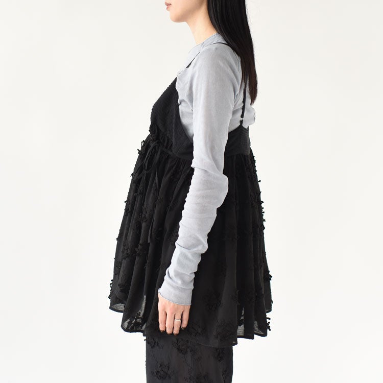 3D embroidery cache coeur camisole　3Dエンブロイダリーカシュクールキャミソール