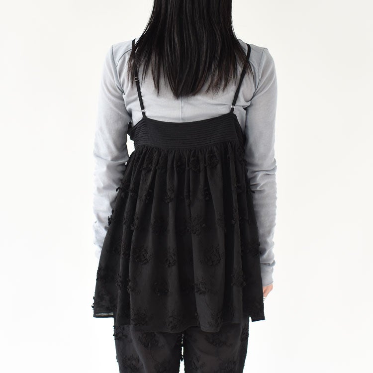 3D embroidery cache coeur camisole　3Dエンブロイダリーカシュクールキャミソール