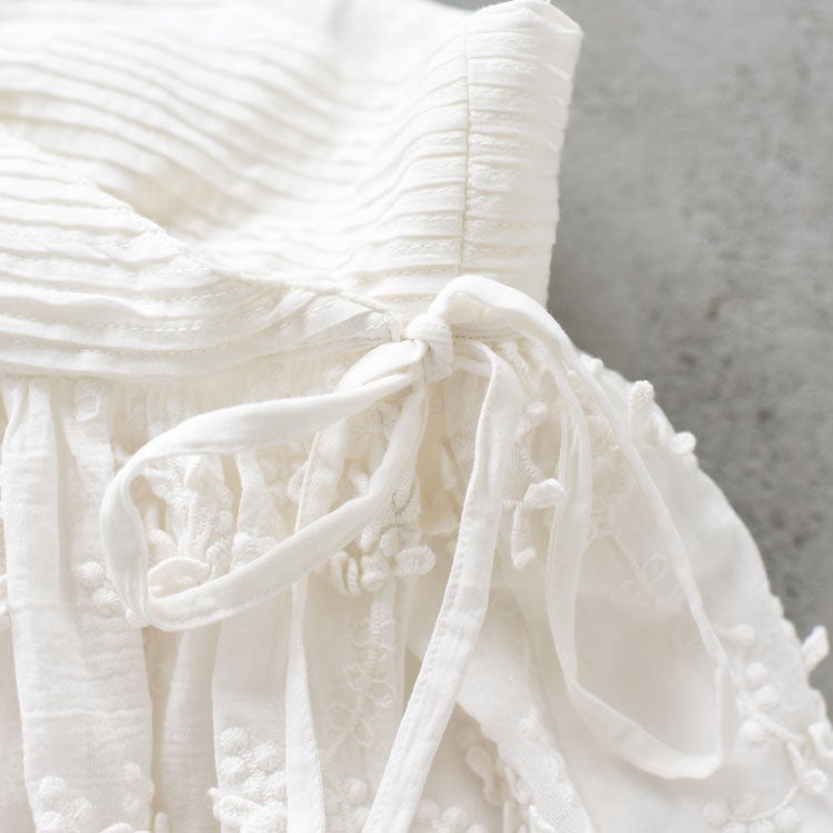 3D embroidery cache coeur camisole　3Dエンブロイダリーカシュクールキャミソール