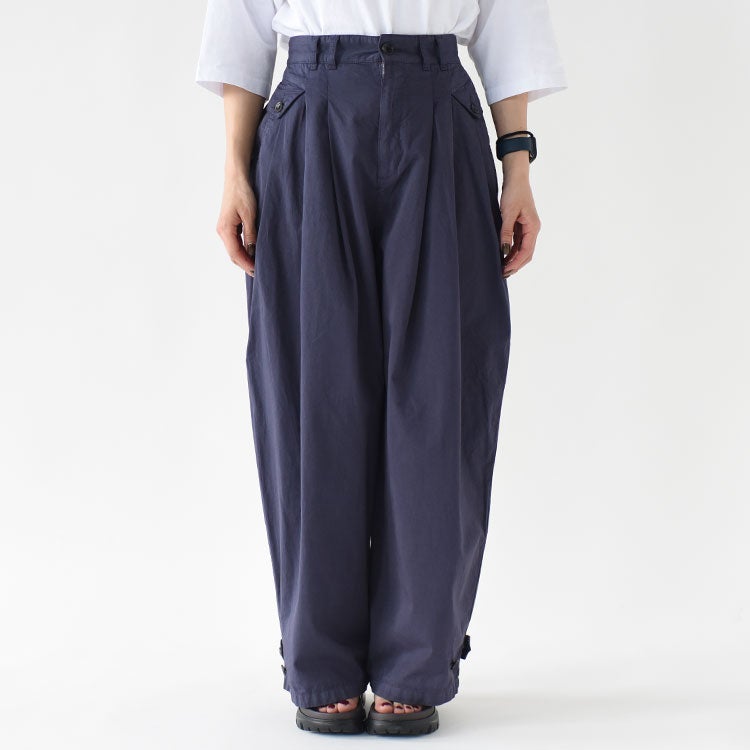 garment dye over tuck pants ガーメントダイオーバータックパンツ