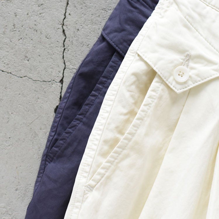 garment dye over tuck pants ガーメントダイオーバータックパンツ