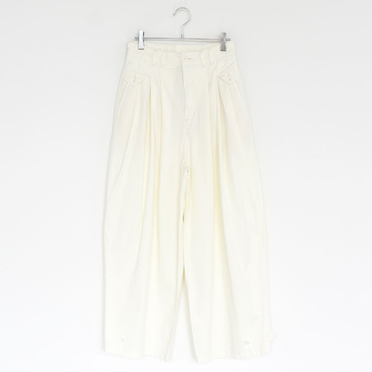 garment dye over tuck pants ガーメントダイオーバータックパンツ