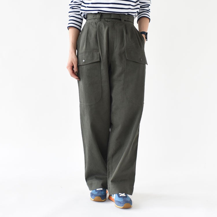 KLASICA クロップド丈パンツ KLASICA (クラシカ) SABRON / ワイドクロップドパンツ