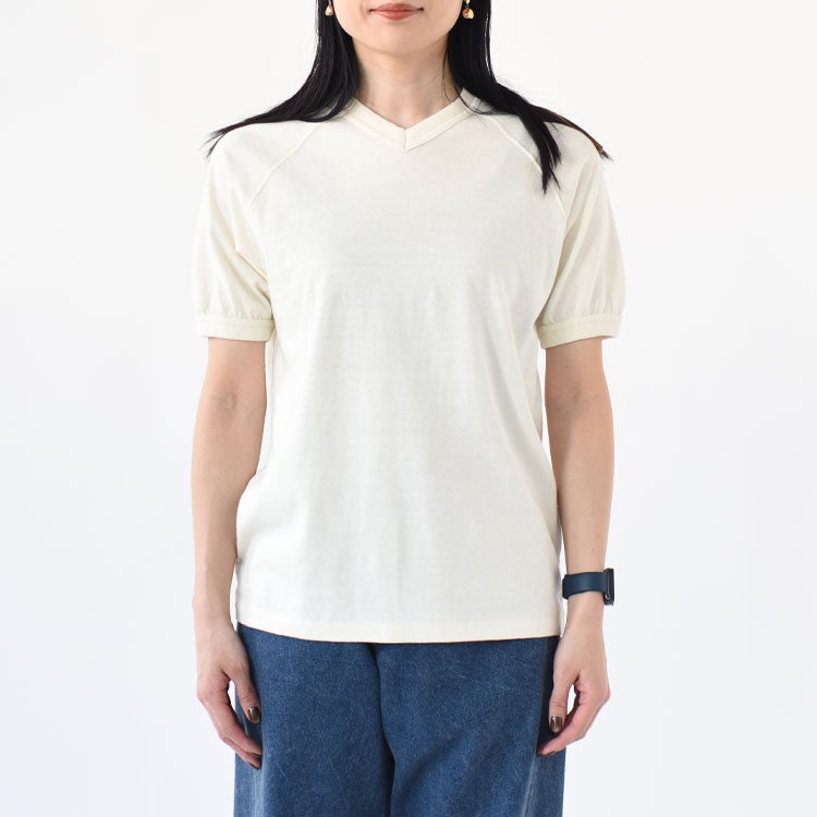 V NECK RINGER TEE　VネックリンガーT